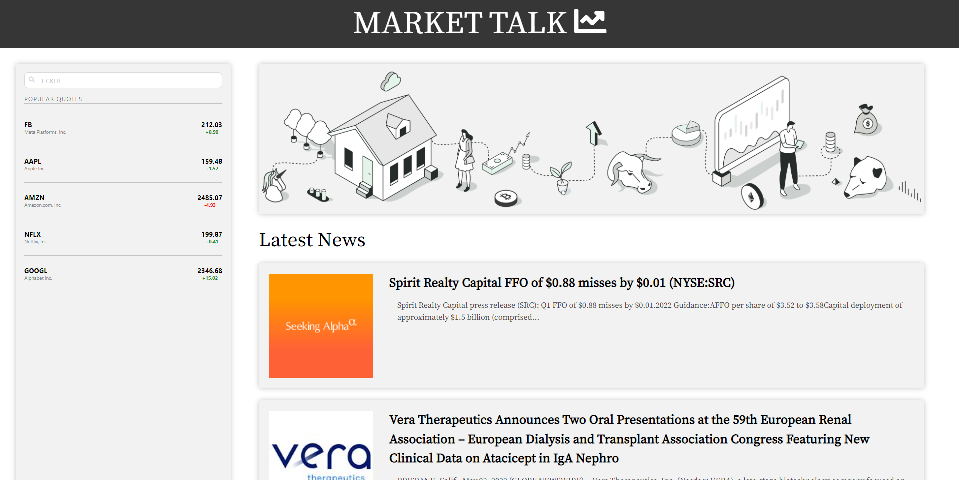 market talk screenshot